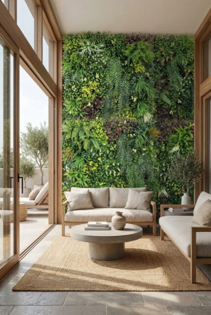 PANNELLI 3D DI PIANTE ARTIFICIALI DA PARETE - SIEPE SINTETICA IN VARIE MISURE VASTA SCELTA